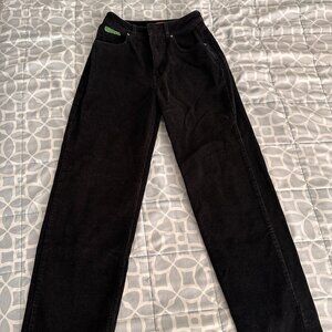 EMPYRE TORI Black Corduroy Skate Loose Fit Baggy Pants Women’s Size 2